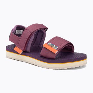Columbia Via Desert Nights moteriški trekingo sandalai violetinės ir bordo spalvos 2031381551