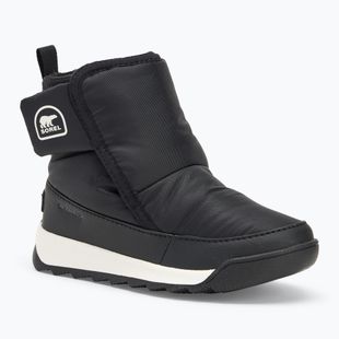 Vaikiški sniego batai Sorel Childrens Whitney II Plus Bootie WP black/sea salt