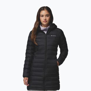 Moteriškas pūstas paltas Columbia Lake 22 II Down Long Hooded black