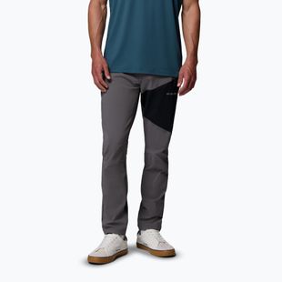Vyriškos softshell kelnės Columbia Tech Softshell city grey/black