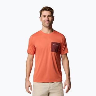 Vyriški marškinėliai Columbia Hike Pocket Crew tuscan heather