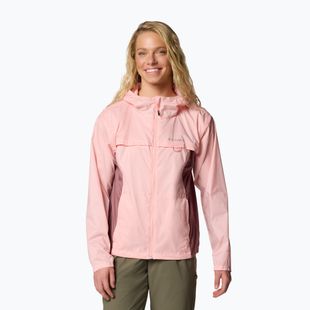 Moteriška striukė nuo vėjo Columbia Crested Canyon Windbreaker pink sand/fig