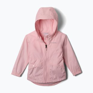 Vaikiška striukė nuo lietaus Columbia Rainy Trails II Fleece satin pink