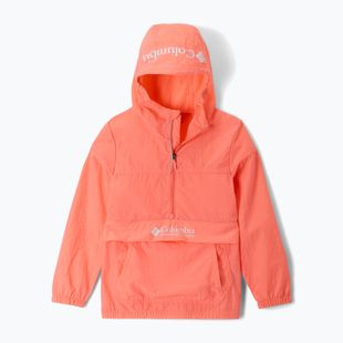 Vaikiška striukė nuo vėjo Columbia Challenger II Windbreaker hot coral