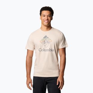 Vyriški marškinėliai Columbia Rapid Ridge Graphic dark stone/heavenly
