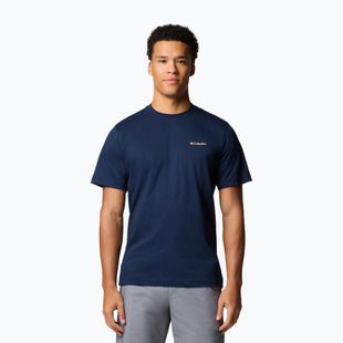Vyriški marškinėliai Columbia Kettle River Back Graphic Tee collegiate navy