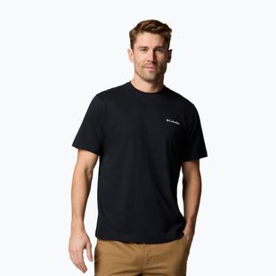 Vyriški marškinėliai Columbia Kettle River Back Graphic Tee black/trailgui