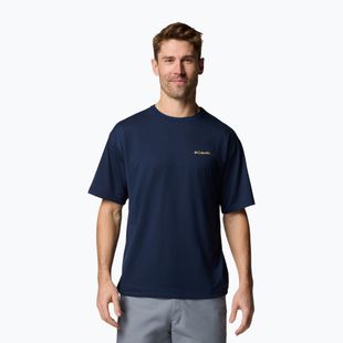 Vyriški marškinėliai Columbia Cedar Trail Back Graphic Tee collegiate navy