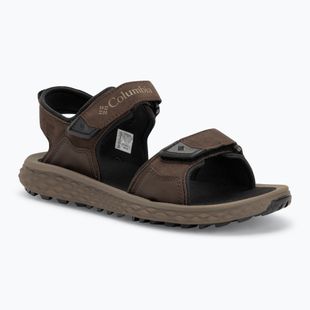 Vyriški sandalai Columbia Konos Hiker 2-Strap cordovan/black