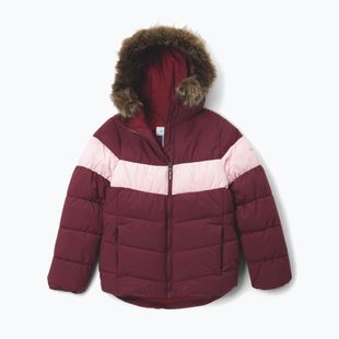 Vaikiška slidinėjimo striukė Columbia Arctic Blast III rich wine/satin pink