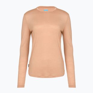 Moteriški žygio marškinėliai ilgomis rankovėmis icebreaker Merino 125 Cool-Lite Sphere III LS Tee desert sand