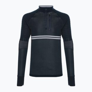 Vyriški Smartwool Intraknit Merino Tech 1/4 Zip termo megztiniai tamsiai mėlyni SW016670092