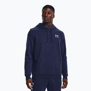 Vyriškas džemperis Under Armour Essential Fleece Hoodie midnight navy/white