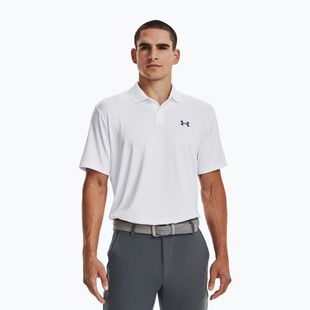 Vyriški polo marškinėliai Under Armour Matchplay Polo white/pitch gray