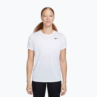 Moteriški treniruočių marškinėliai Nike Dri-Fit white/black