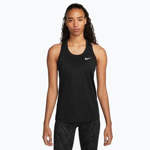 Moteriškas treniruočų tank topas Nike Dri-Fit Racerback Tank Top black