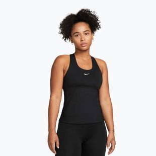 Moteriški marškinėliai Nike Swoosh Medium Support Bra black/black/white