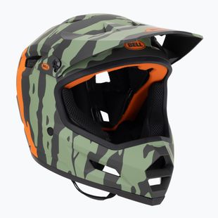 Dviračio šalmas Bell Sanction 2 DLX Mips ravine matte dark green/orange