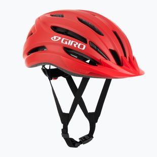 Vaikiškas dviračio šalmas Giro Register II matte bright red/white