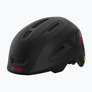 Vaikiškas dviračio šalmas Giro Scamp II matte black/red