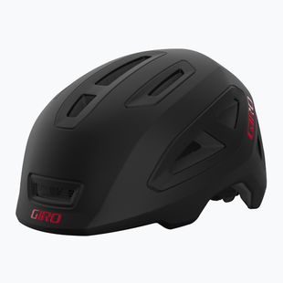 Vaikiškas dviračio šalmas Giro Scamp II Integrated MIPS matte black/red