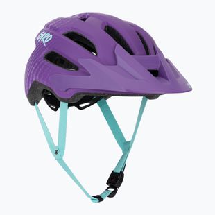 Vaikiškas dviračio šalmas Giro Fixture II Integrated MIPS matte purple ripple