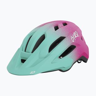 Vaikiškas dviračio šalmas Giro Fixture II matte teal fade