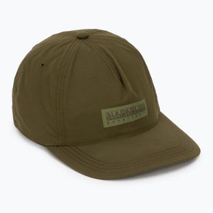 Vyriška kepurė su snapeliu Napapijri F-Box Logo dark olive