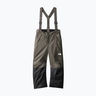 The North Face Teen Snowquest Suspender vaikiškos slidinėjimo kelnės tamsiai žalios NF0A7X3P21L1