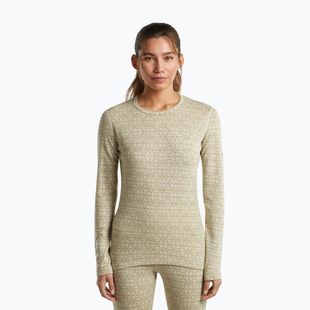Moteriškas termo džemperis Icebreaker Merino 260 Tech Vertex Crewe Undyed/Cumin