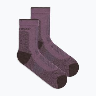 Moteriškos kojinės Icebreaker Merino Hike+ Ultralight Quarter grey plum/bittersweet