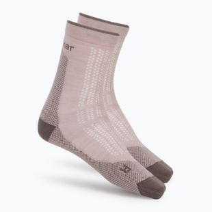 Moteriškos kojinės Icebreaker Merino Hike+ Ultralight Quarter pink quartz/porcini