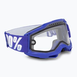 Dviračių akiniai 100 % Accuri 2 Enduro MTB blue/clear