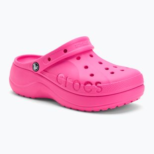 Šlepetės Crocs Baya Platform Clog electric pink