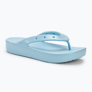 Moteriškos šlepetės Crocs Classic Platform Meta Pearl blue calcite