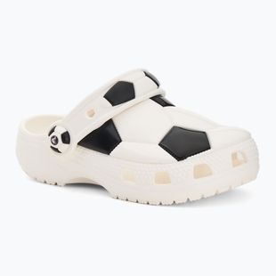 Vaikiškos šlepetės Crocs Classic Soccer Ball Clog Kids Toddler white/black