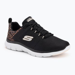Moteriški batai SKECHERS Flex Appeal 4.0 Wild Ballad black/leopard