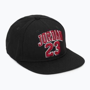 Kepuraitė su snapeliu vaikams Nike Jordan Jersey Flatbrim black