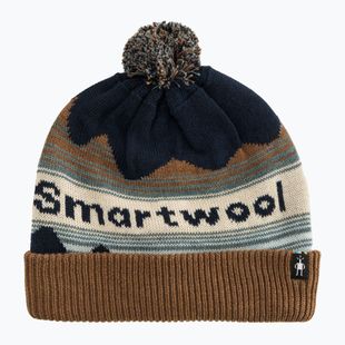 Žieminė kepurė Smartwool Knit Winter Pattern POM deep navy heather