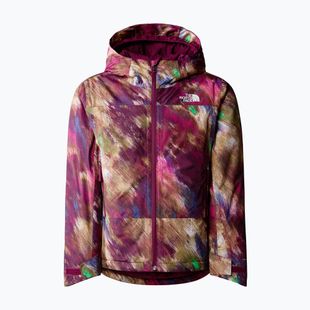 The North Face Freedom Insulated boysenberry paint lightening small print vaikiška slidinėjimo striukė