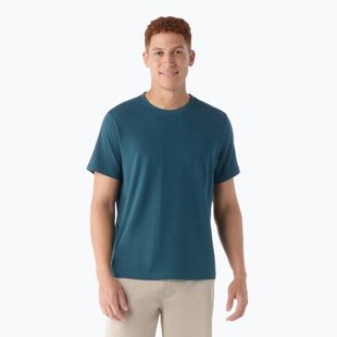 Vyriški marškinėliai Smartwool Perfect Crew Short Sleeve twilight blue