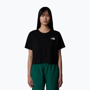 Moteriški marškinėliai The North Face Simple Dome Cropped Slim Tee tnf black