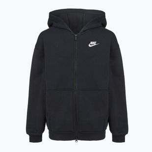 Nike Sportswear Club Fleece vaikiškas džemperis FD2931-010 juoda/balta