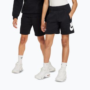 Vaikiški šortai Nike Sportswear Club Fleece black/white