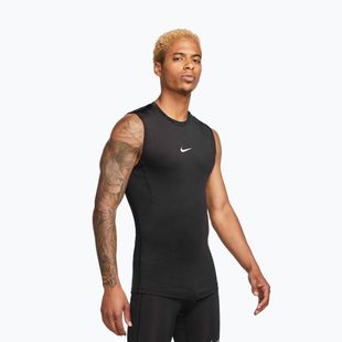 Vyriški marškinėliai Nike Pro Dri-Fit Tight Sleeveless Fitness black/white