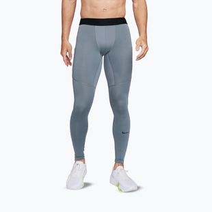 Vyriškos tamprės Nike Pro Warm smoke grey/black
