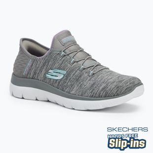 Moteriški batai SKECHERS Summits Dazzling Haze gray/mint