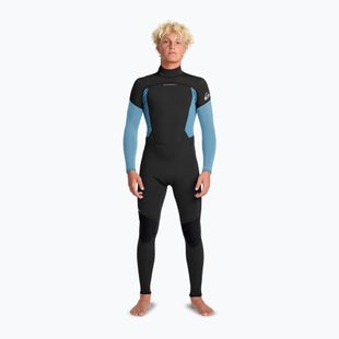 Vyriškas plaukimo hidrokostiumas Quiksilver Prologue+ 4/3 mm Back Zip GBS cloud blue