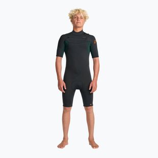 Vyriškas plaukimo hidrokostiumas Quiksilver Everyday Sessions 2/2 mm Chest Zip SS Spring jade
