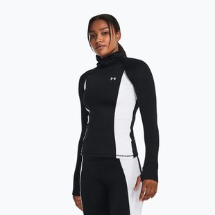 Moteriški Under Armour Train CW Funnel Neck džemperiai juoda/laimo geltona/balta